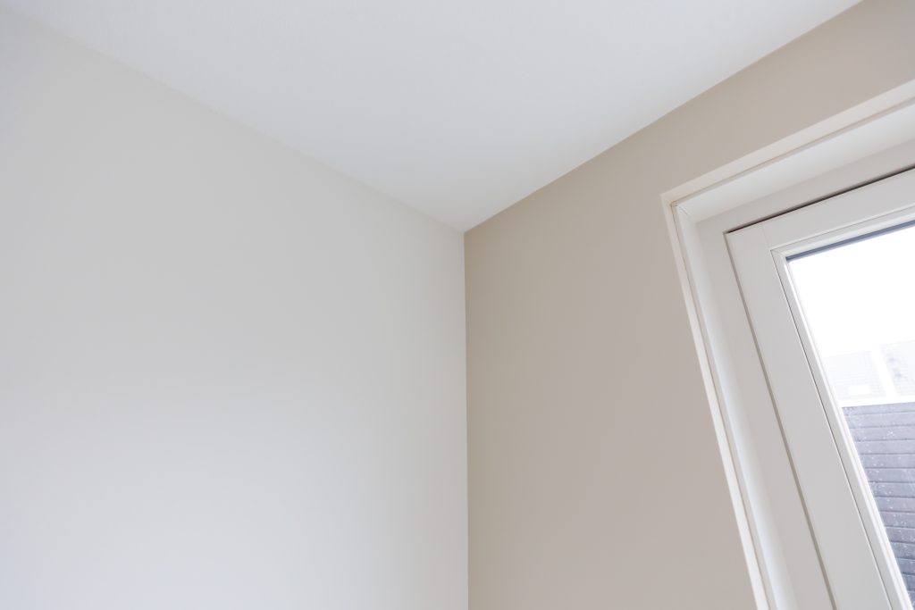 Latex spuiten nieuwbouw woning